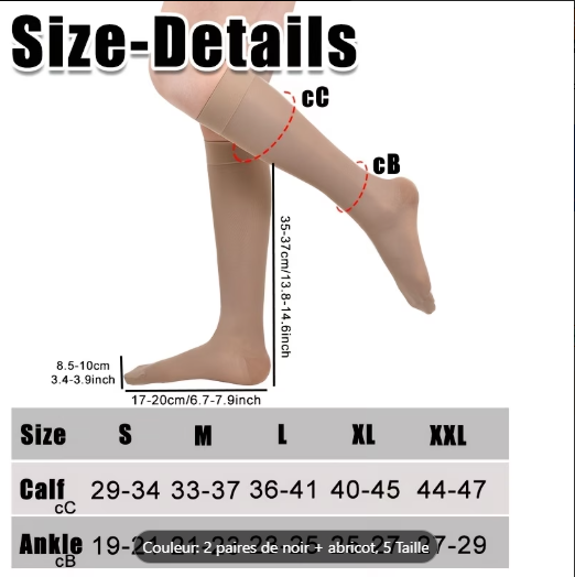 CHAUSSETTES ET BAS DE COMPRESSION