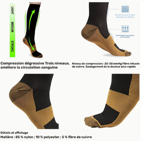 CHAUSSETTES DE COMPRESSION