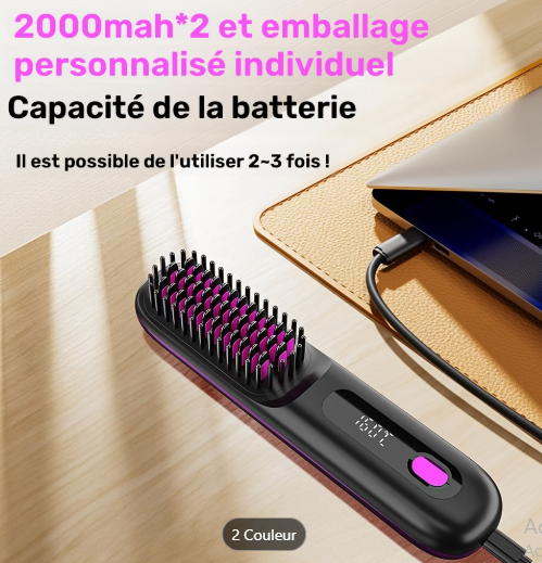 Lisseur à cheveux sans fil