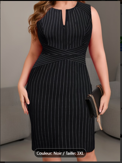 Robe très chic de grande taille