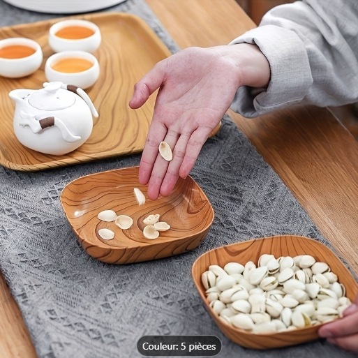 assiettes carrées