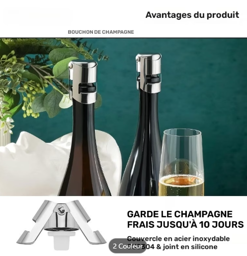 BOUCHON  REUTILISABLE BOUTEILLE